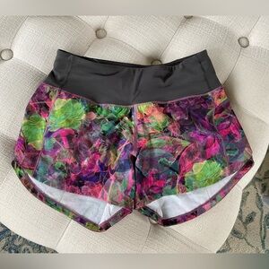 Lululemon speed up shorts.